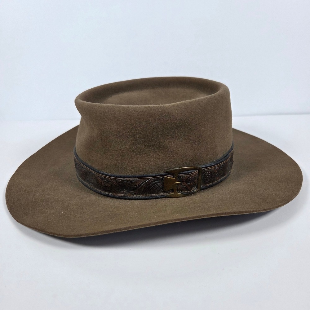 Vintage Stetson Beaver Light Brown Cowboy Hat